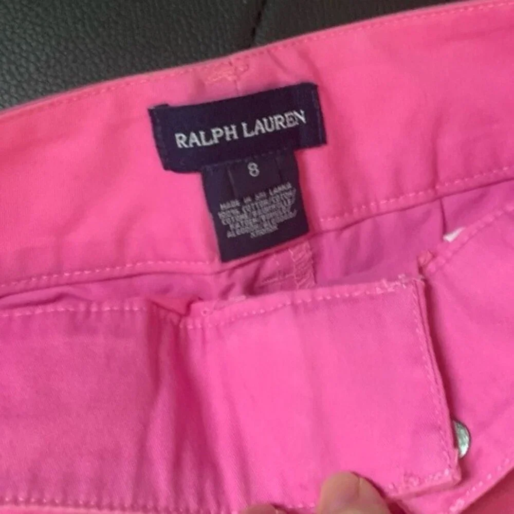 Ralph Lauren Girls Chino Shorts Size 8